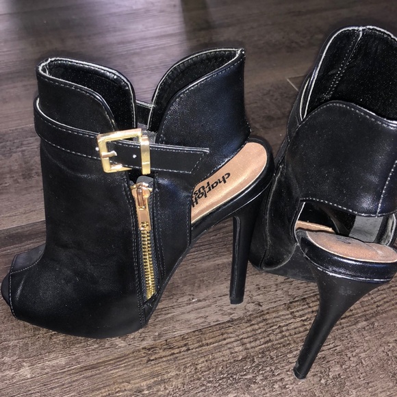 Black Charlotte Ruse Heels - Picture 4 of 4